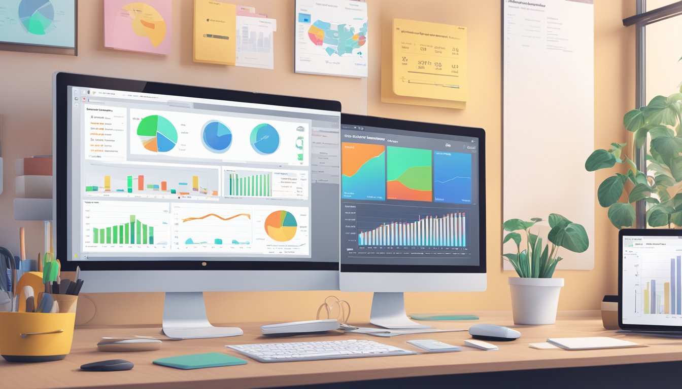 A computer screen displays TubeBuddy's dashboard with various analytics and tools.</p><p>A mouse hovers over the interface, indicating user interaction