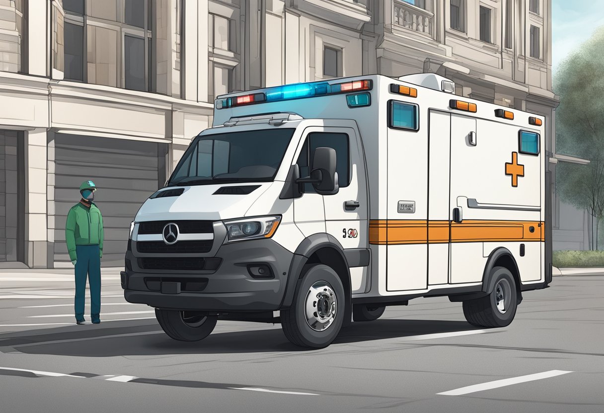 An ambulance type d with safety protocols and efficiency features