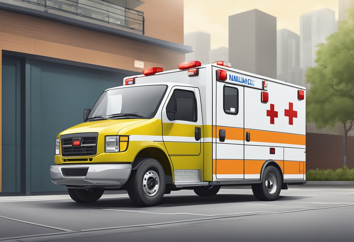 Ambulância Tipo D: Características e Vantagens para Transporte de Pacientes 3 An ambulance type d with regulations and norms displayed on the exterior