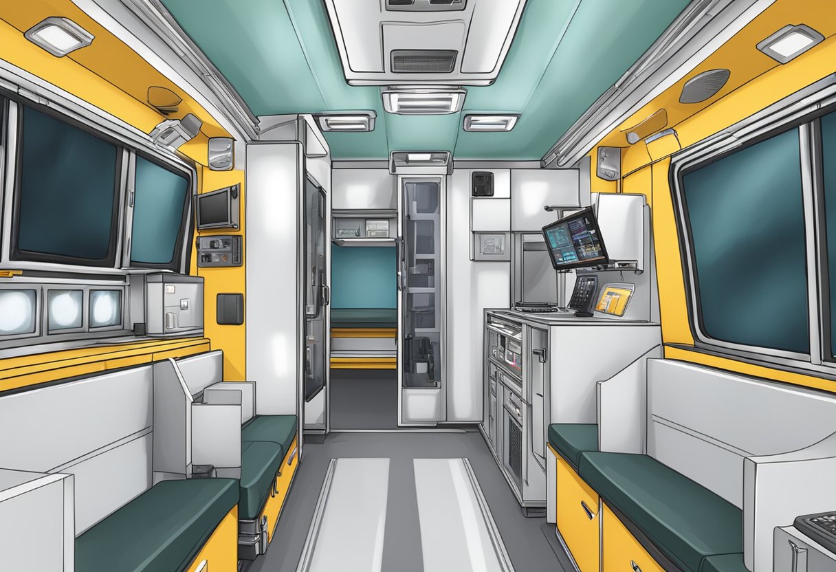Ambulância Tipo D: Características e Vantagens para Transporte de Pacientes 6 A specialized equipment inside a Type D ambulance
