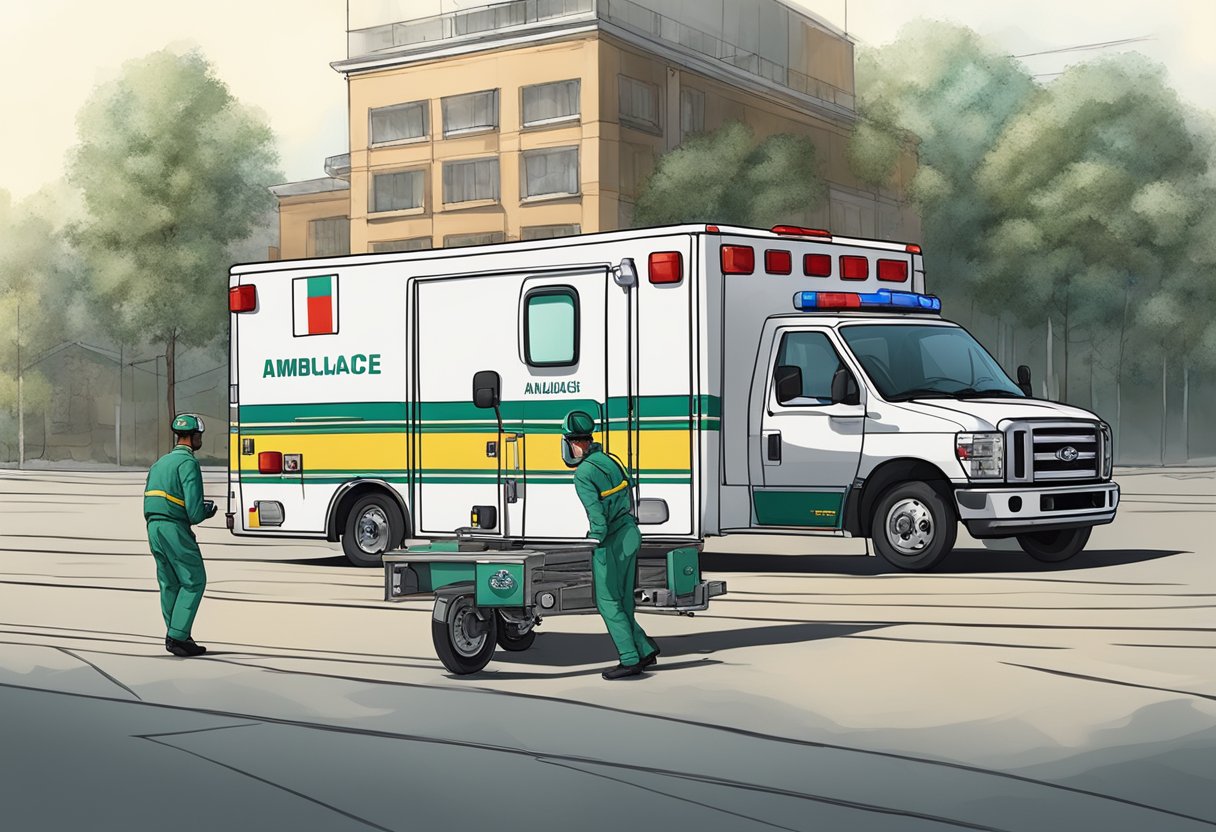 Ambulância Tipo F: Características e Utilidades Essenciais 4 An ambulance type f with a full crew ready for action