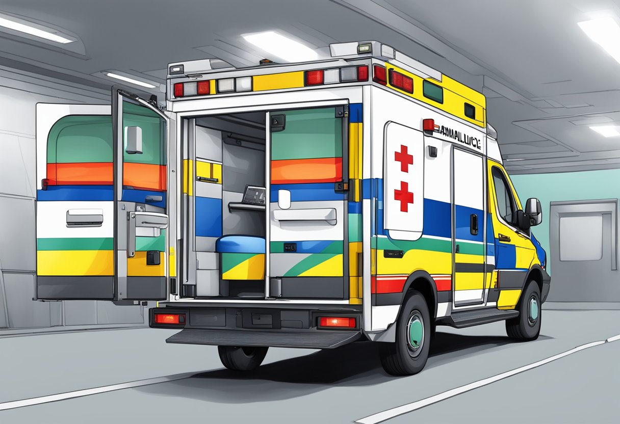 Ambulância Tipo F: Características e Utilidades Essenciais 6 An ambulance type f with security and operational protocols in place