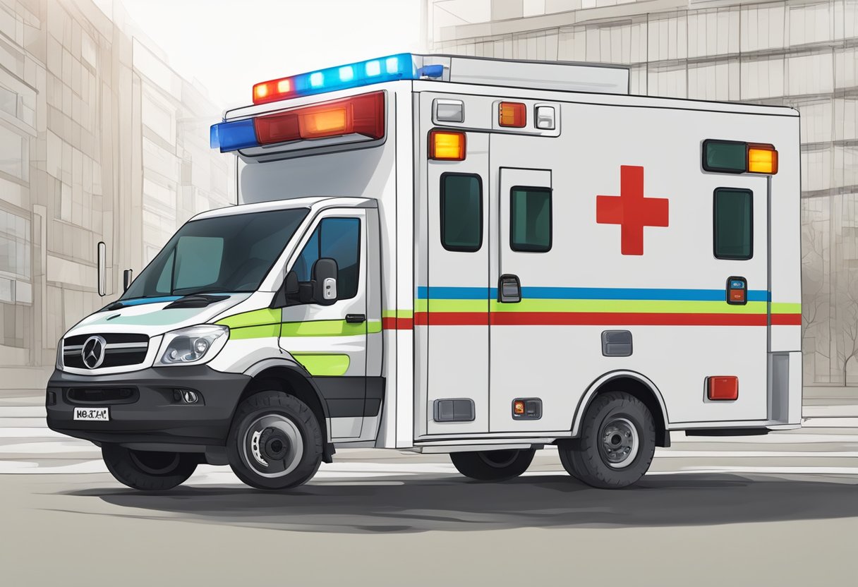 Ambulância Tipo F: Características e Equipamentos Essenciais 4 An ambulance type F with safety protocols and associated risks