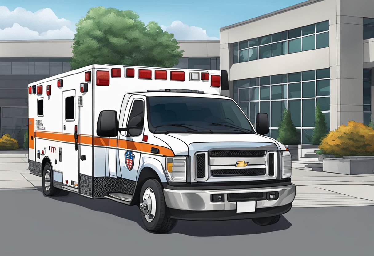 Ambulância UTI: Importância no Atendimento de Emergências Críticas 3 A specialized ambulance with UTI equipment parked outside a medical facility