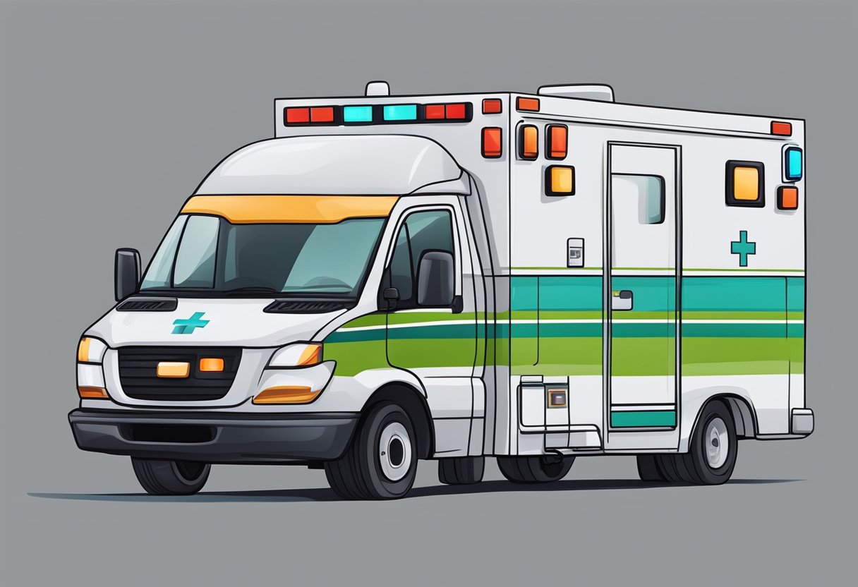 Ambulance with UTI equipment, following regulations and norms