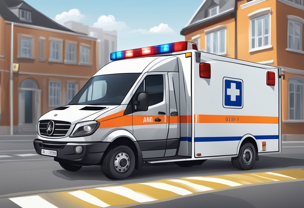 Emergencia Ambulancia Numero: Como Contatar Serviços de Urgência 3 A common emergency scene with an ambulance and emergency number