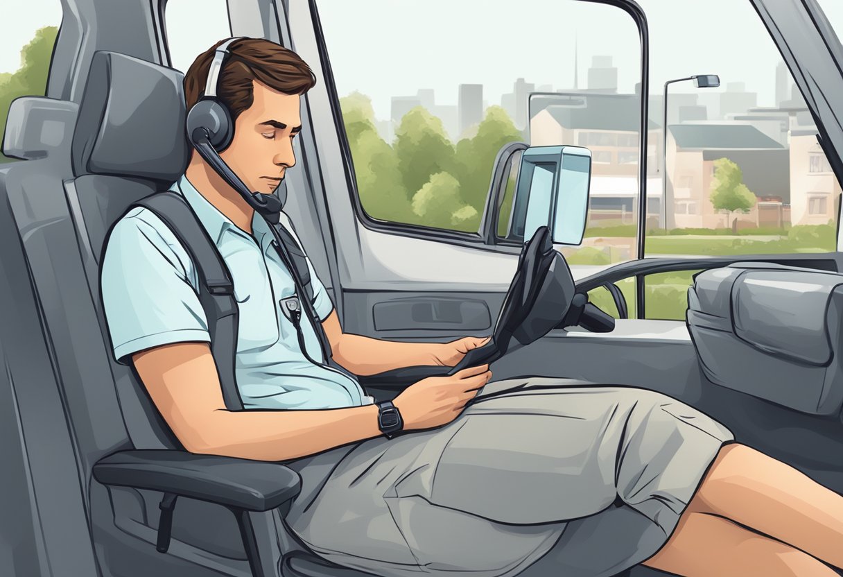 A person dialing emergency ambulance number on a phone, with urgency and concern on their face, as they await for the ambulance to arrive