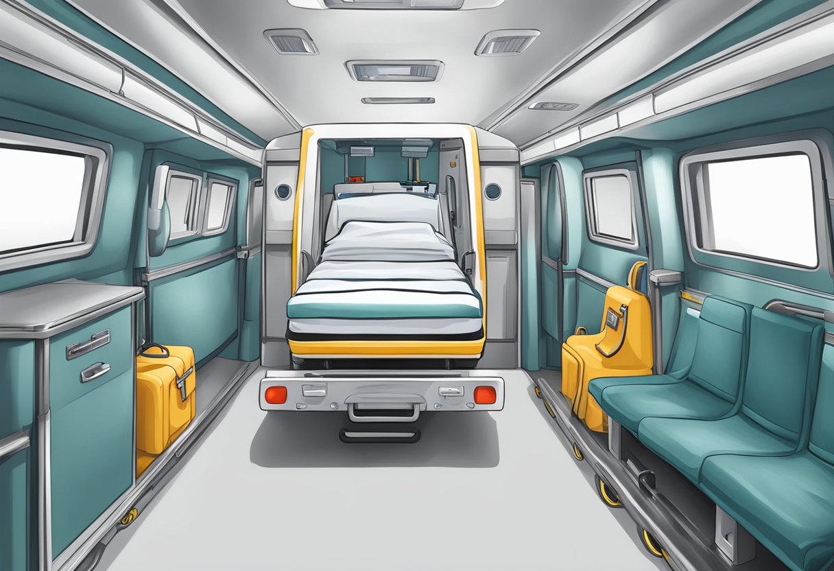 Remoção de Pacientes em Ambulância: Procedimentos e Melhores Práticas 5 Ambulance staff efficiently transport patients with care and comfort