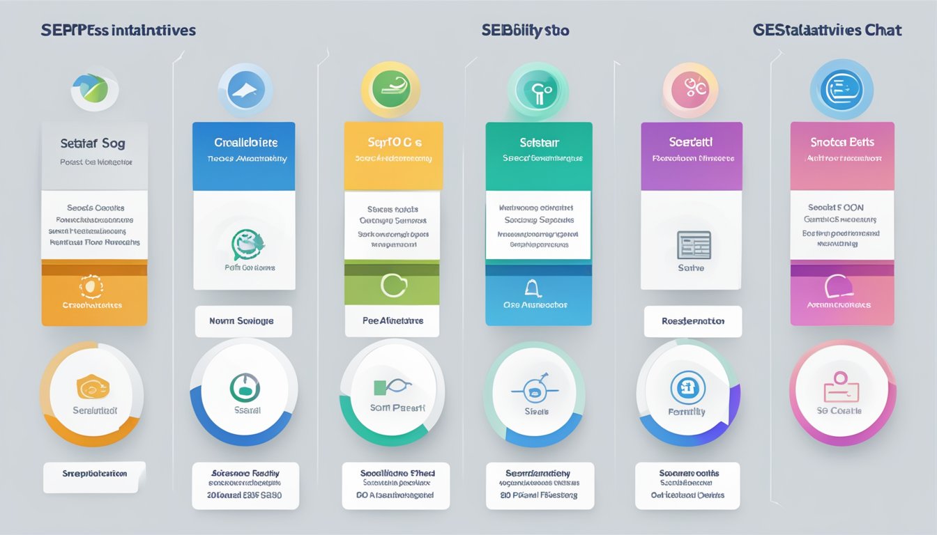 Serpstat and 5 alternatives to SEObility displayed in a comparison chart with logos and key features highlighted