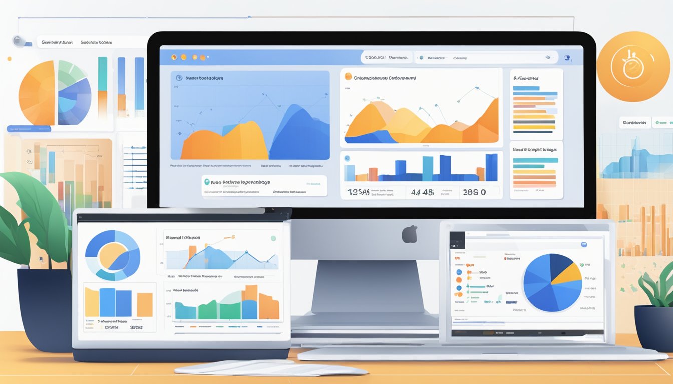 A computer screen displaying Sitebulb and 8 alternative On-Page SEO Checker tools.</p><p>Various website analysis graphs and data are visible