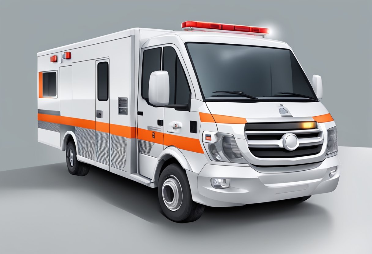 An ambulance equipped with advanced technology and innovative features for efficient patient care and transportation