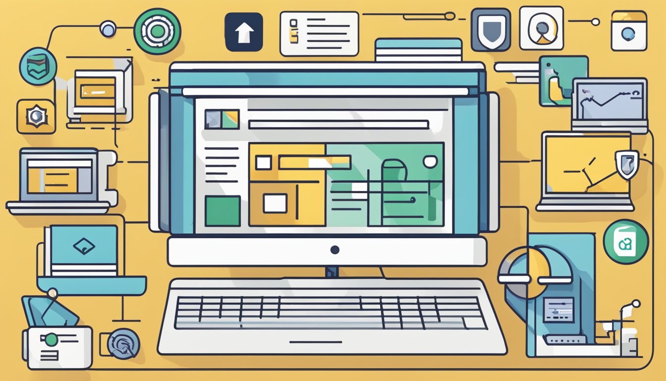 A computer screen displaying Moz Pro and 8 alternative search console options.</p><p>Icons and logos of different platforms are visible