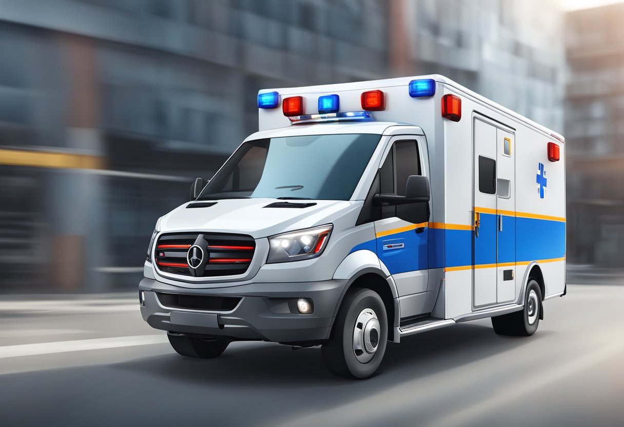 An ambulance equipped with advanced technology and innovation for medical evacuations