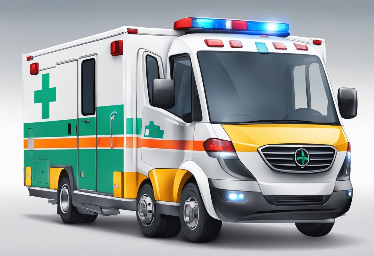 An ambulance equipped with advanced technology for medical transport and innovation in emergency care