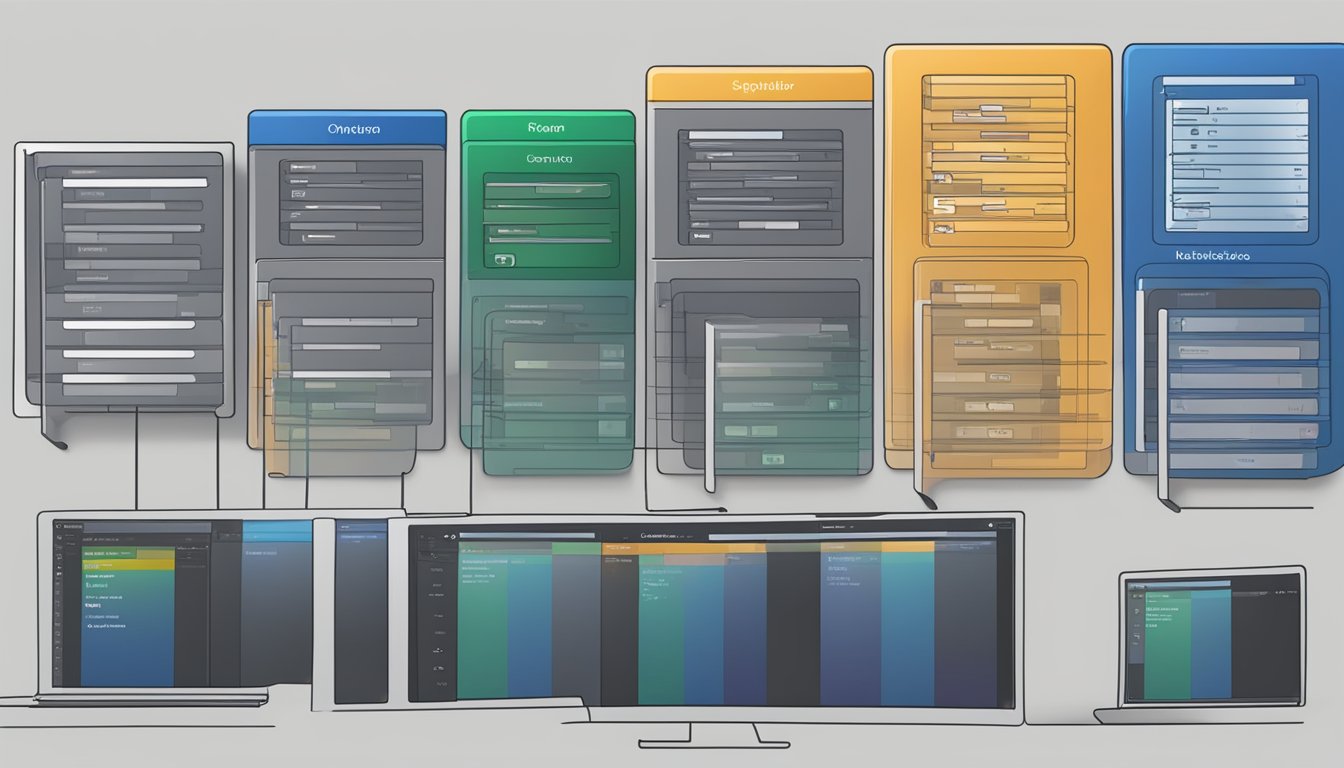 A computer screen displaying six alternative options to OpenLinkProfiler, with each option labeled and visually distinct