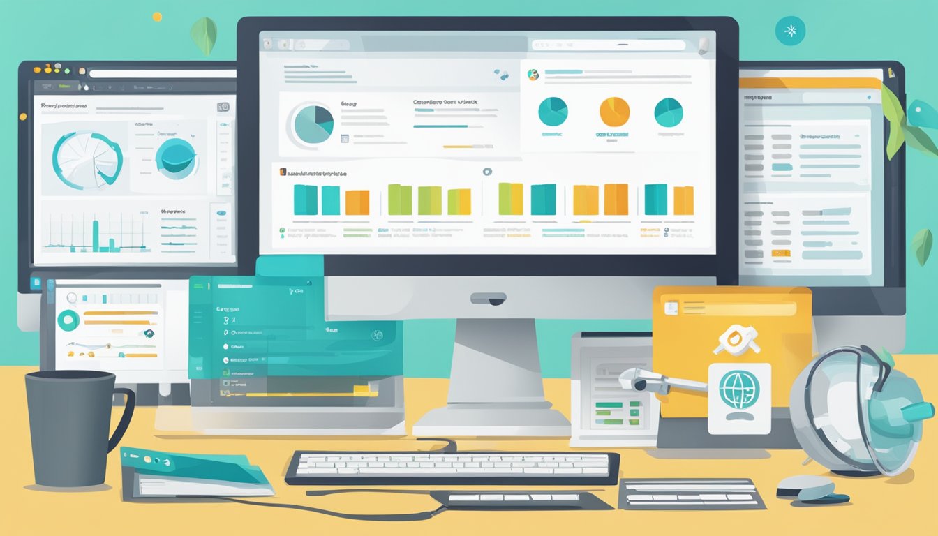 A computer screen displaying a list of alternative SEO ranking tools, with the Moz Pro logo prominently featured at the top