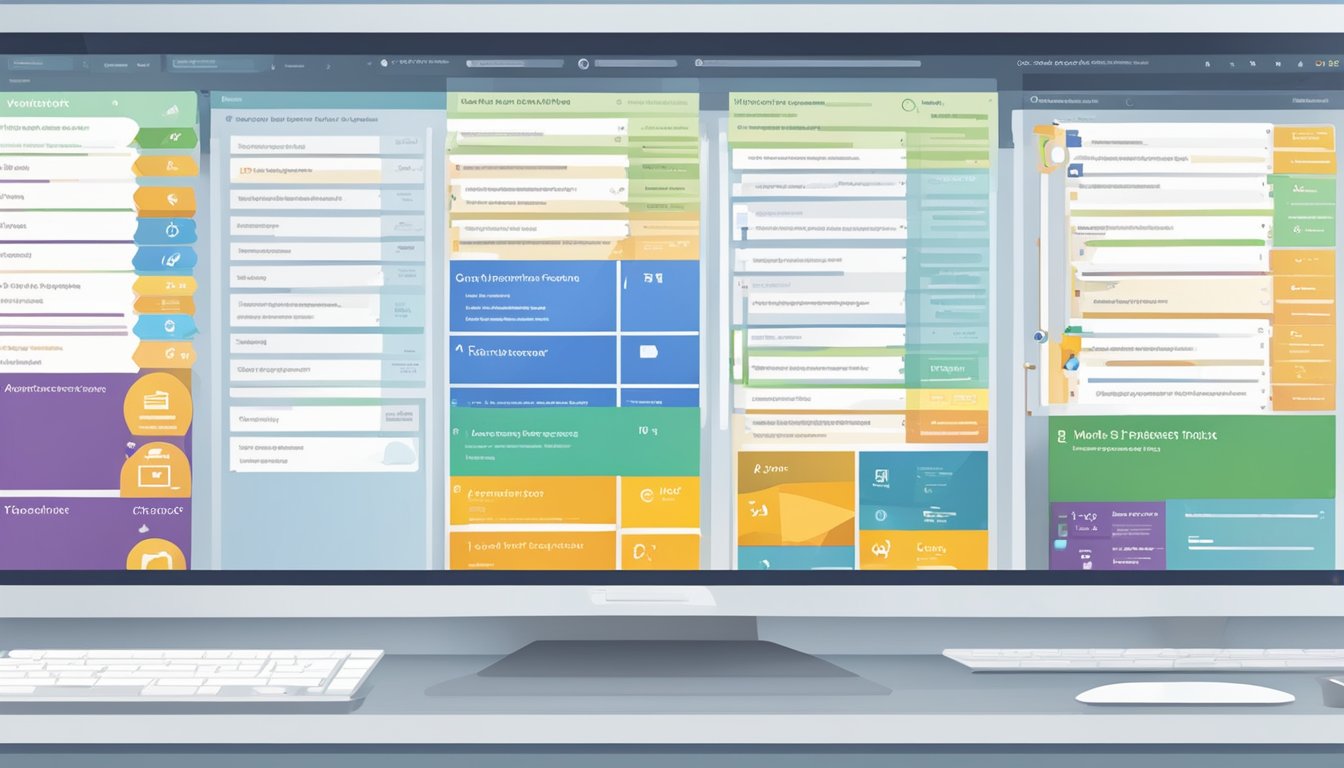 Keywords on a computer screen with 7 alternatives to Rank Tracker by SEO PowerSuite displayed in a list