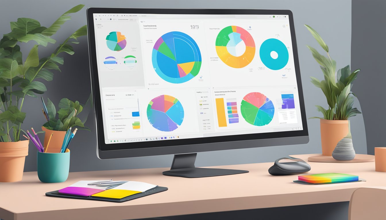 Geckoboard and 6 alternatives displayed on a computer screen with vibrant colors and sleek design