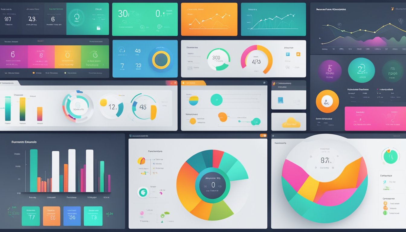 A sleek, modern dashboard with 6 interactive tools displayed, surrounded by vibrant colors and clean lines.</p><p>Dynamic data visualizations and user-friendly features make it an essential business tool