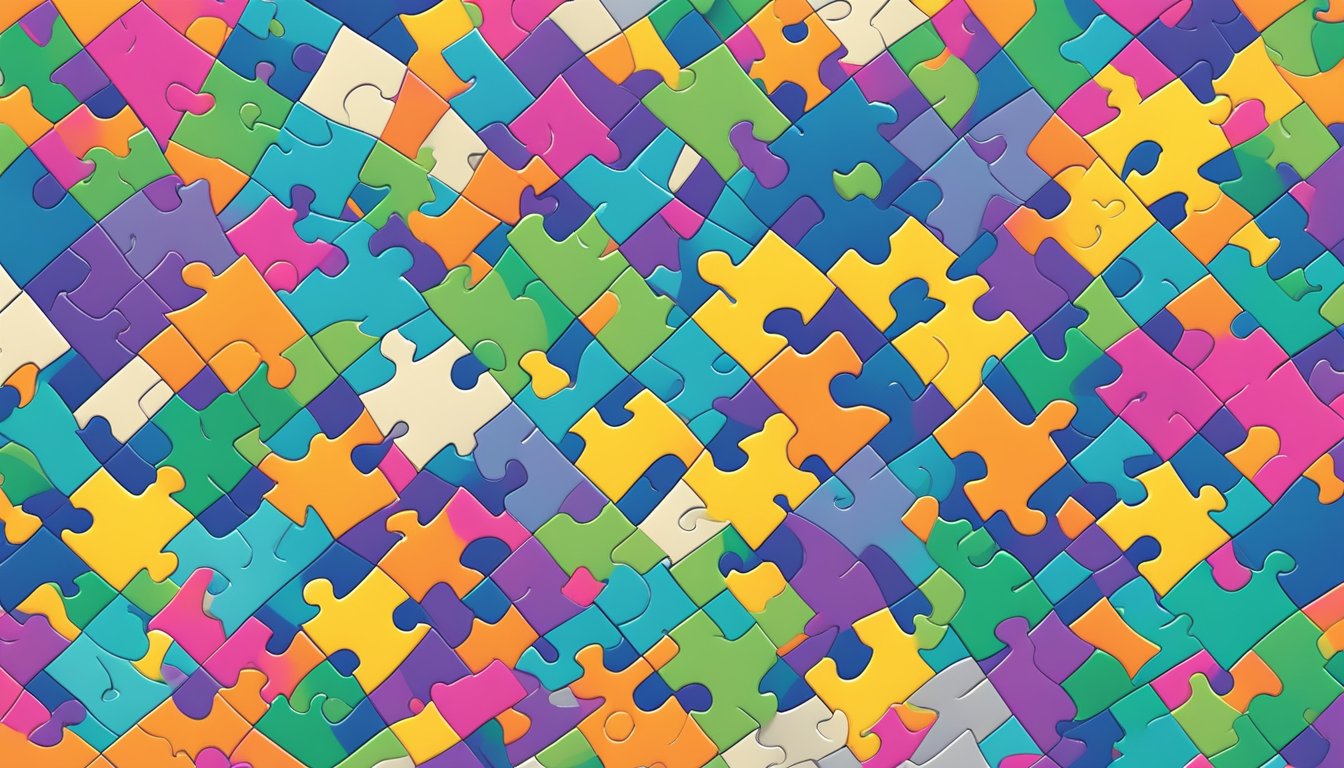 Six colorful puzzle pieces arranged in a circle, each labeled with an alternative to Feedonomics: DataFeedWatch, GoDataFeed, Lengow, Channable, Productsup, and Sales Layer