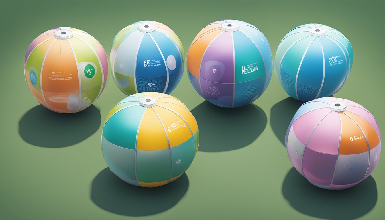 A group of 6 alternative products to Helium 10 arranged in a circle, with each product name displayed clearly