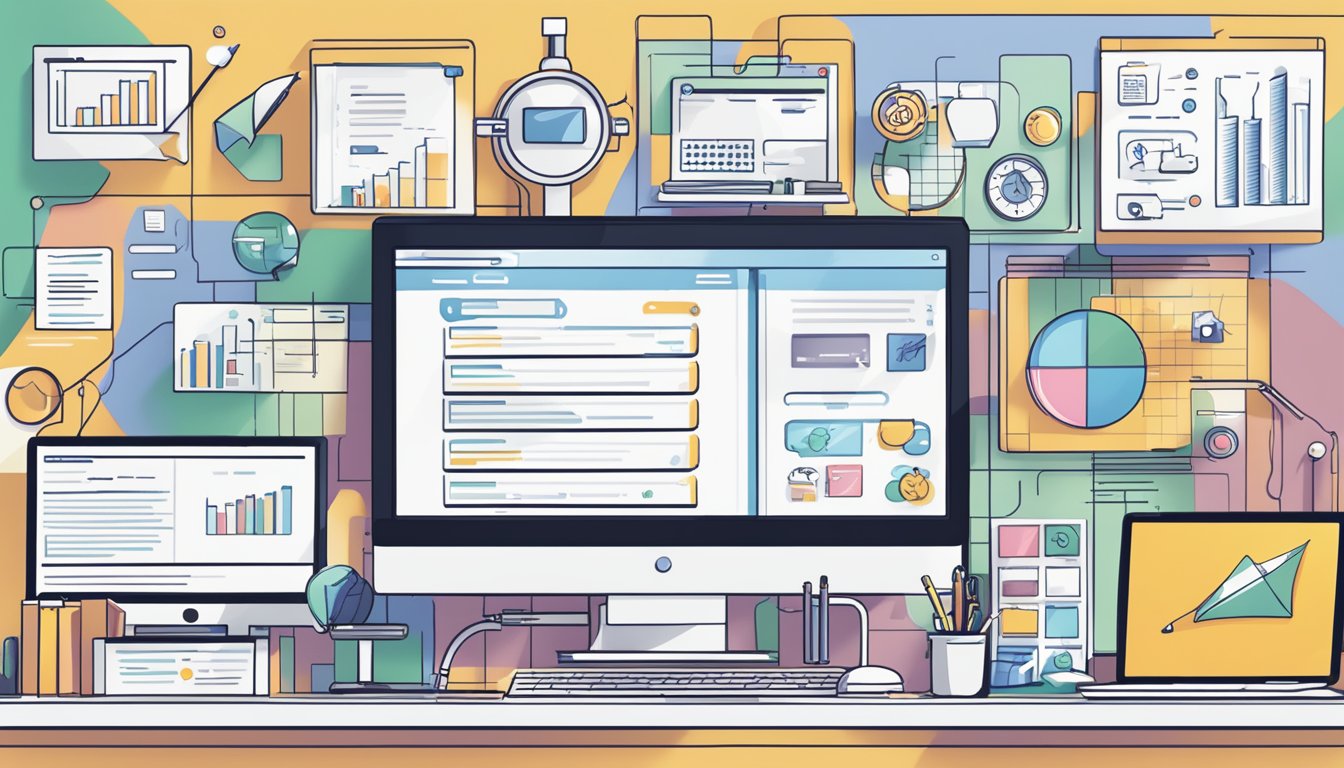 A computer screen with 7 alternative SEO tools displayed.</p><p>Each tool is labeled with its name and features