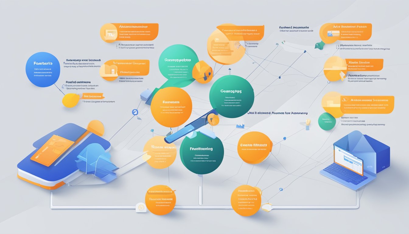 A comparison chart showing Ahrefs and 4 other tools, with each tool's features and benefits highlighted