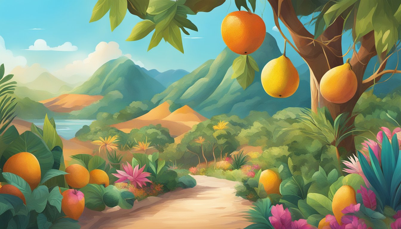 A vibrant, diverse landscape with 8 unique and eye-catching alternatives to Mangools displayed in a dynamic and engaging manner