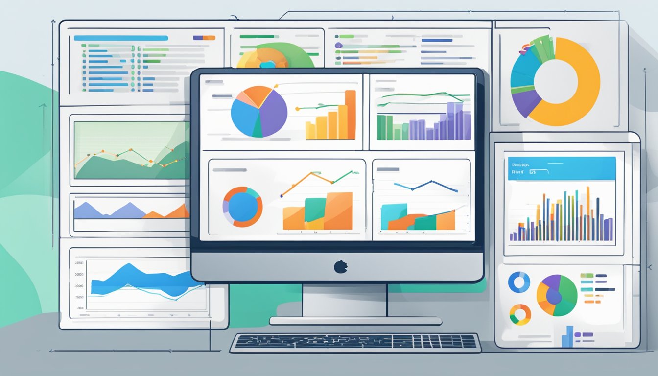 A computer screen displaying website performance metrics and the 5 best alternatives to PageSpeed Insights.</p><p>Various charts and graphs illustrate data