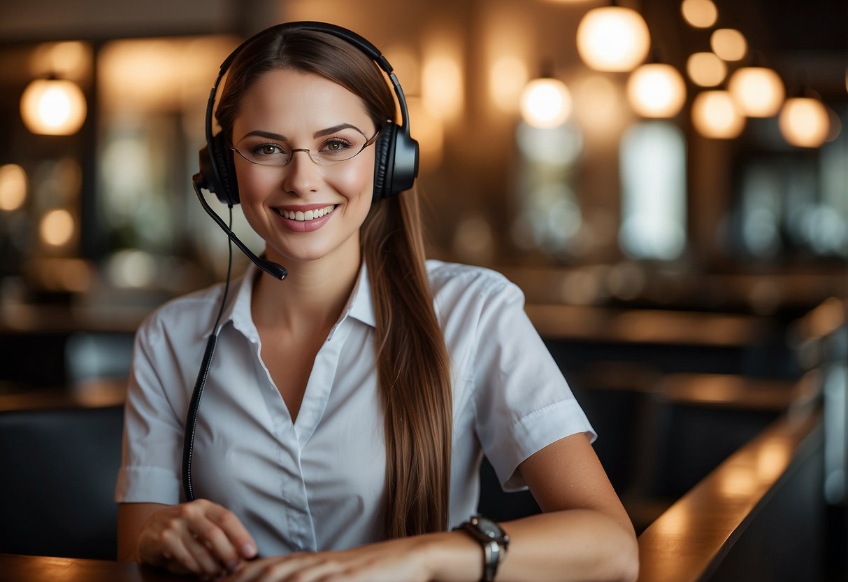 AI call answering service directs calls for busy restaurant. Efficiently manages high volumes, improves order accuracy