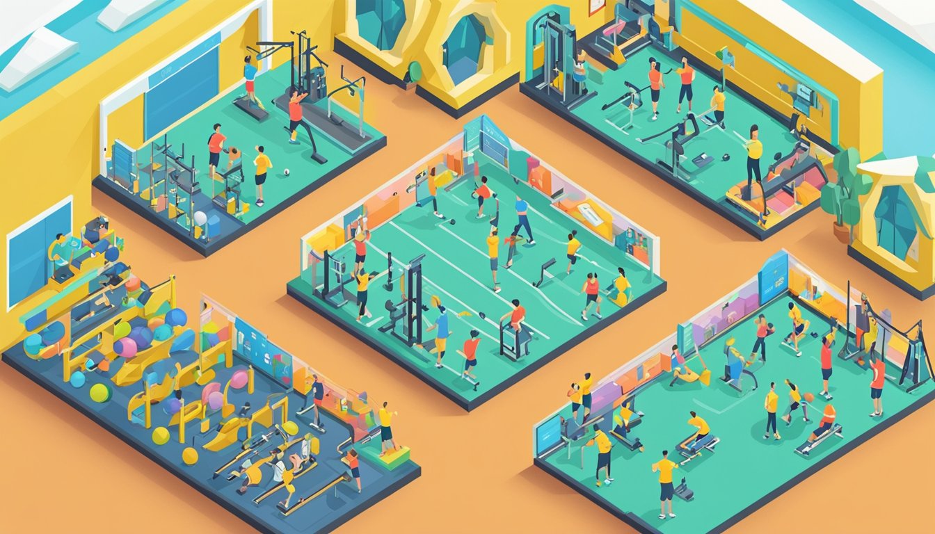 Local gym events: People gather, engage in fitness activities, and learn about SEO strategies.</p><p>Community members connect and enjoy the gym's offerings