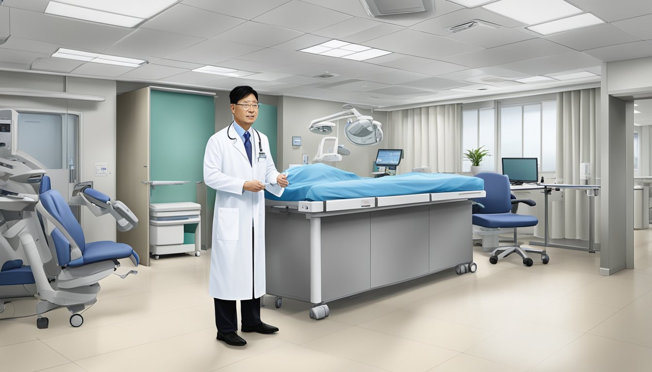 A cardiologist, Dr. Tan Jian Jing, is providing services at Changi General Hospital in Singapore