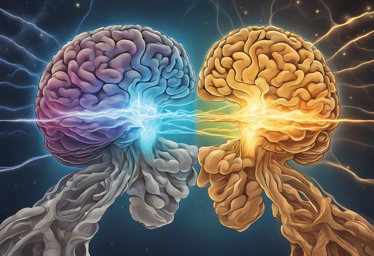 Stressed brain vs mindful brain