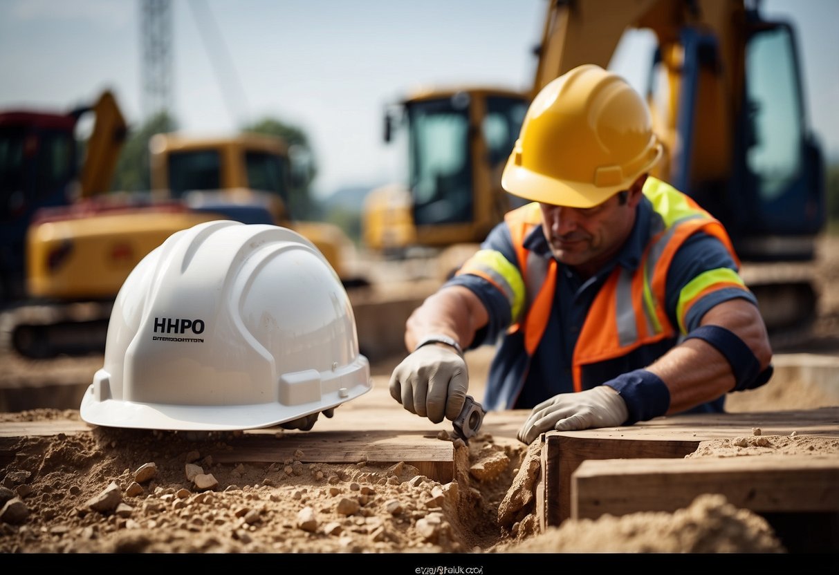 The TP06a index being applied in a construction site, with workers and machinery in the background