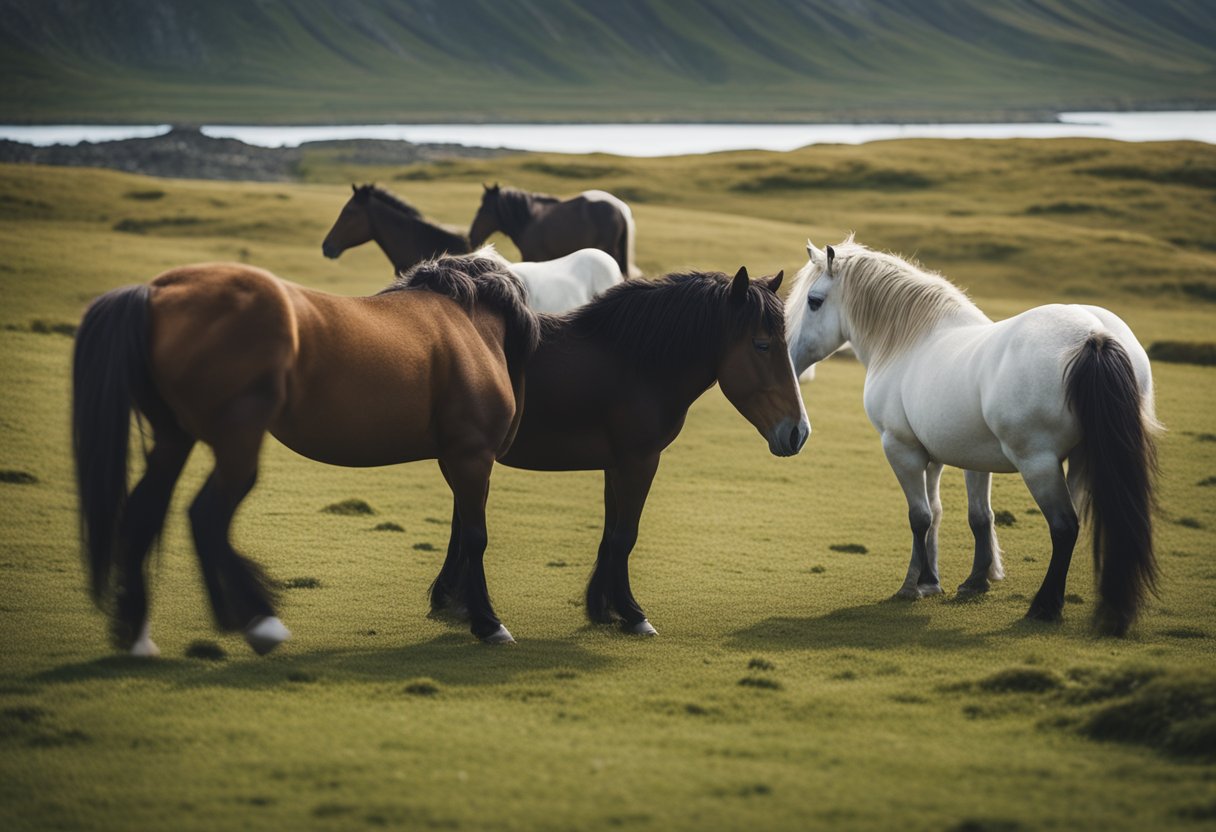 Islandic horses adapting to different climates