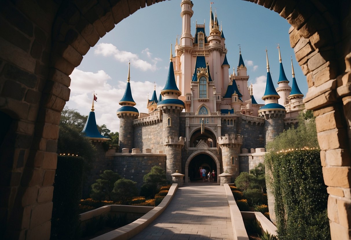 Fairy-tale castle, hidden tunnels, and backstage magic and Disney World secrets