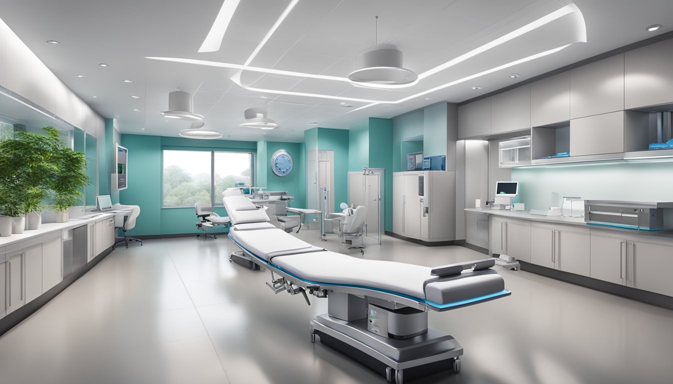 The ACE Specialist Surgery & Endoscopy Centre is a modern medical facility with sleek design, state-of-the-art equipment, and a calming atmosphere