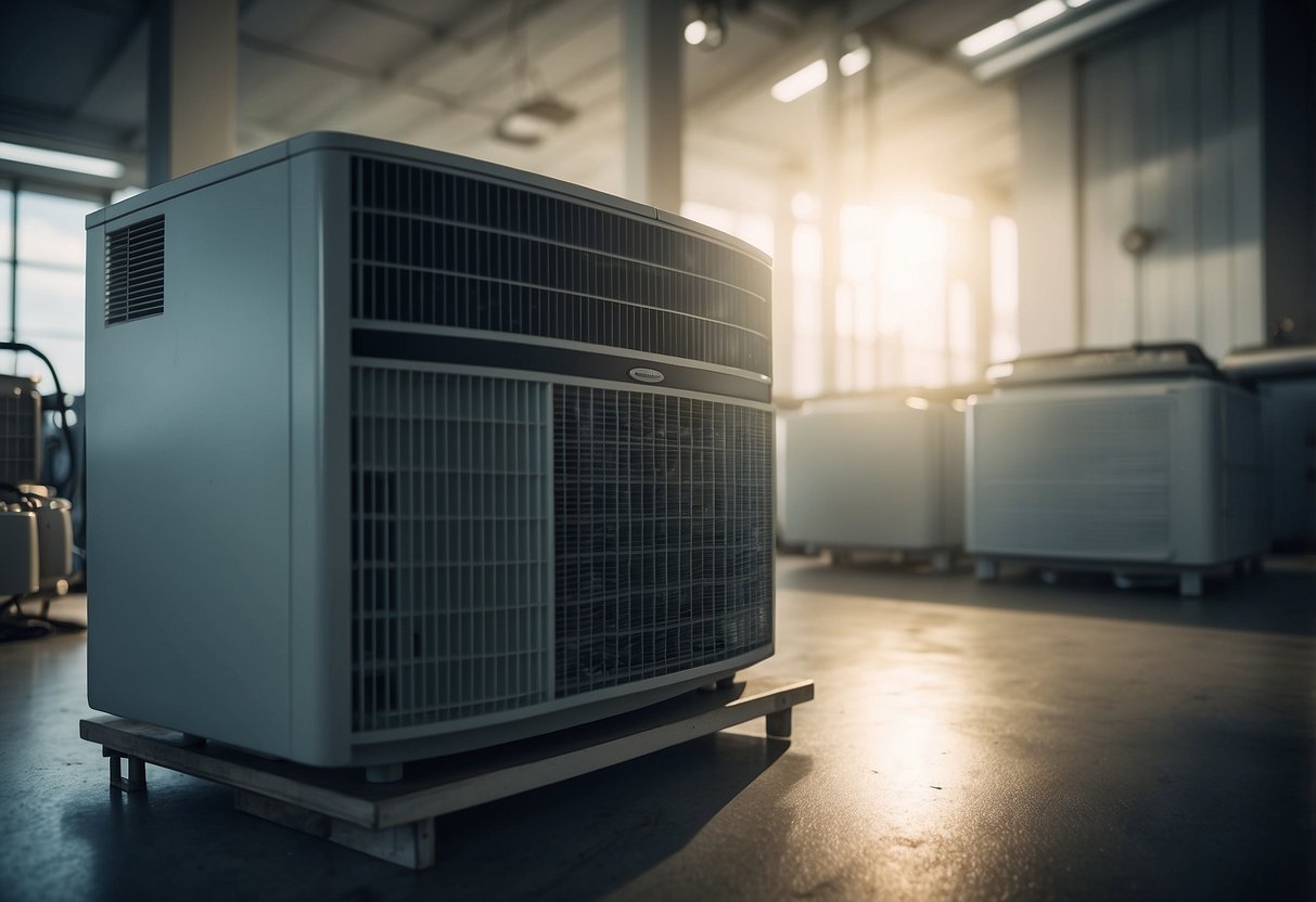 An HVAC system emits strange noises. An expert diagnoses and addresses the malfunction