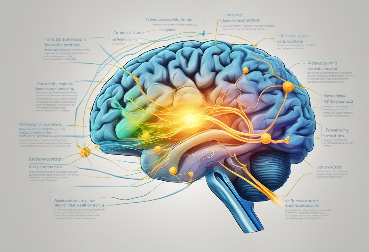 THC effects: brain receptors light up, releasing dopamine. Heart rate accelerates, blood vessels dilate. Relaxation and altered perception occur