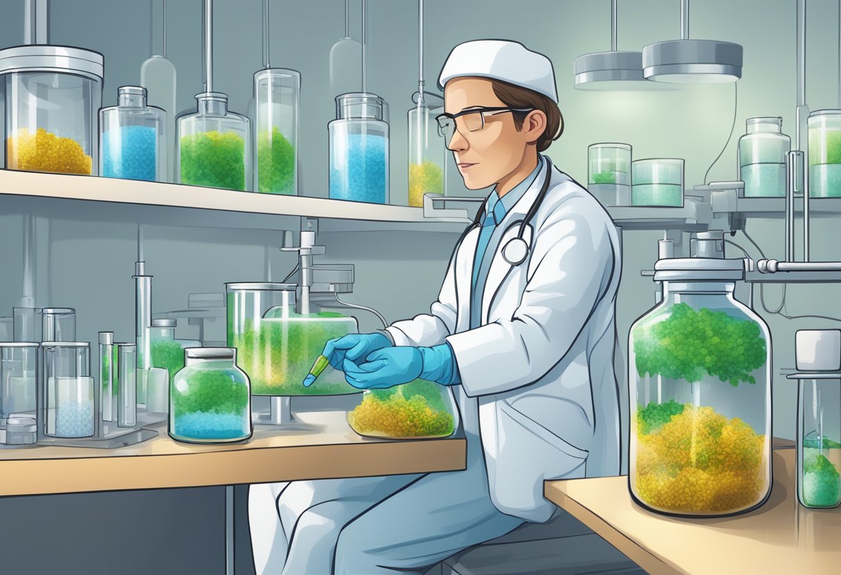 THC being used in medical applications, such as in research labs or pharmaceutical settings