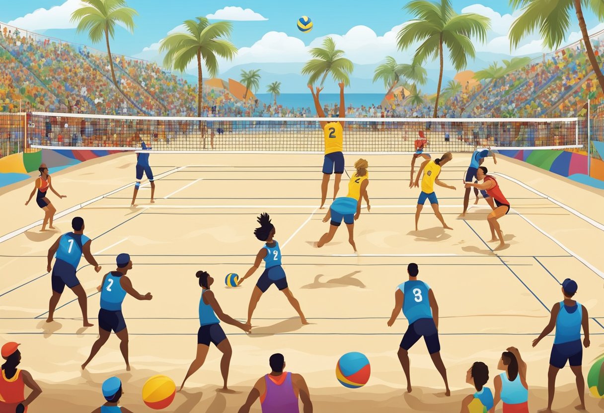 Beach volleyball became an Olympic sport in 1996. It is a featured sport in the Summer Olympics