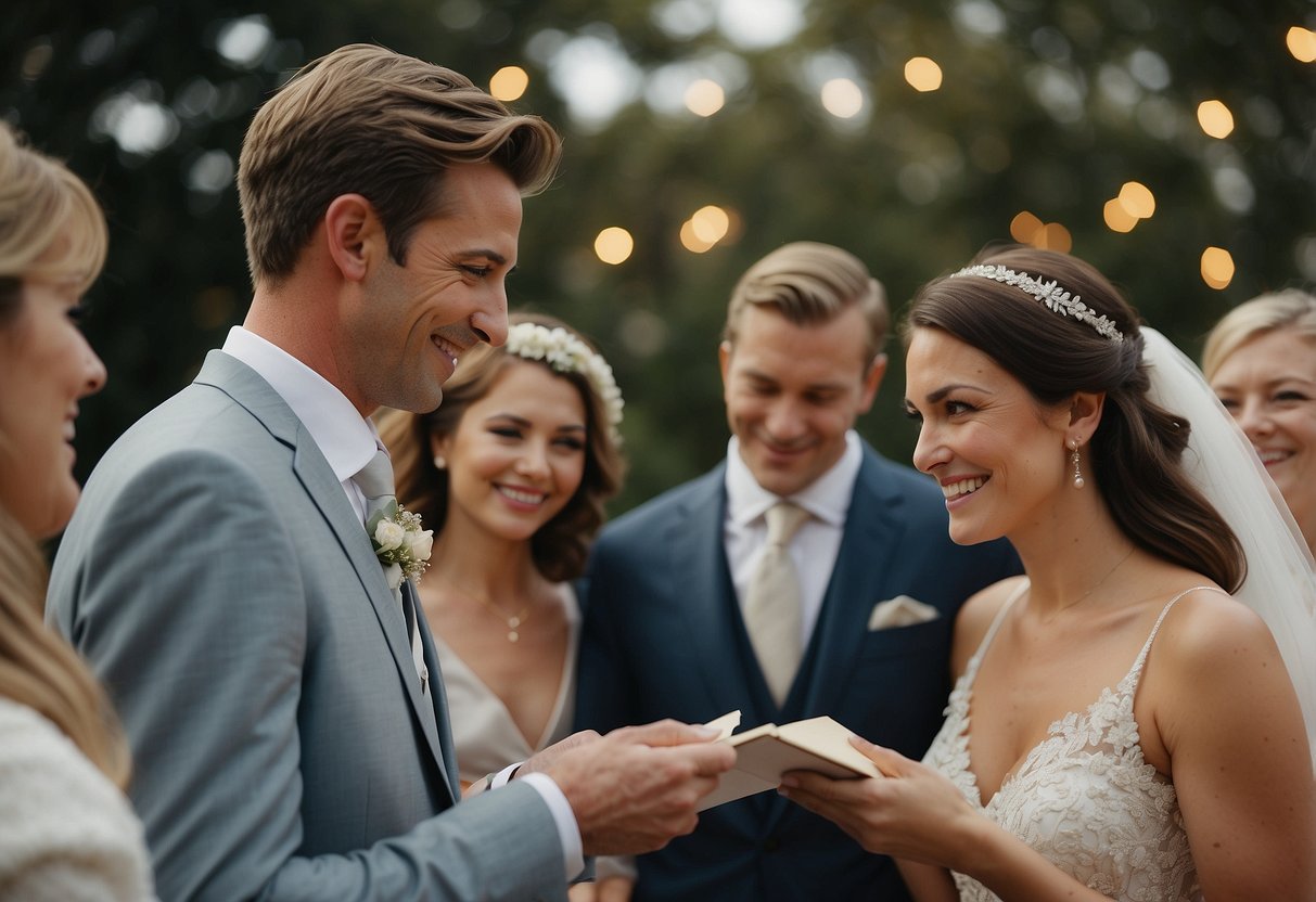 Family and friends share advice on writing wedding vows