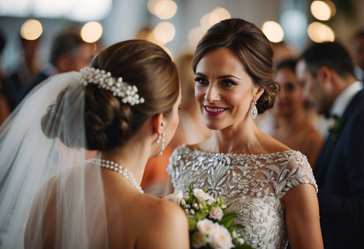 The mother of the bride should not criticize her daughter's choices on her wedding day