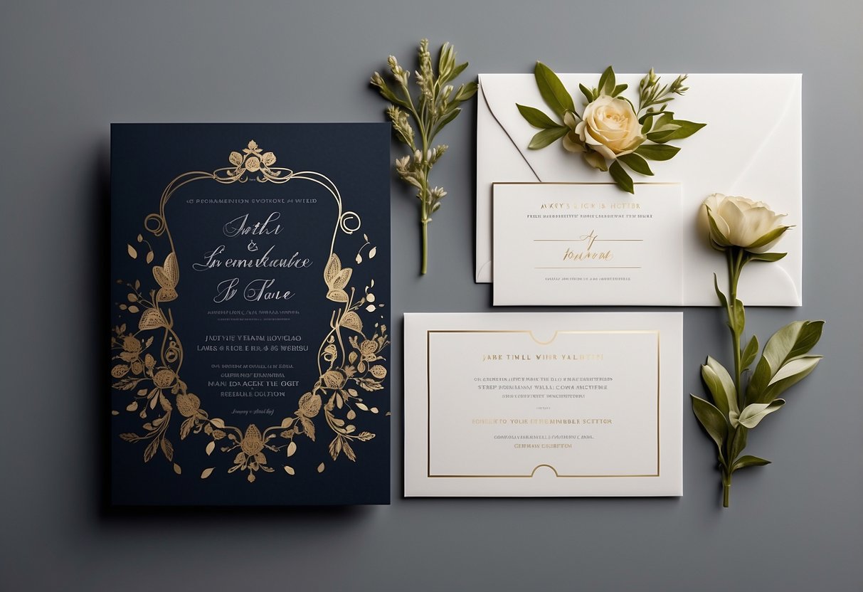 A wedding invitation with "Clear Communication with Guests" emphasized