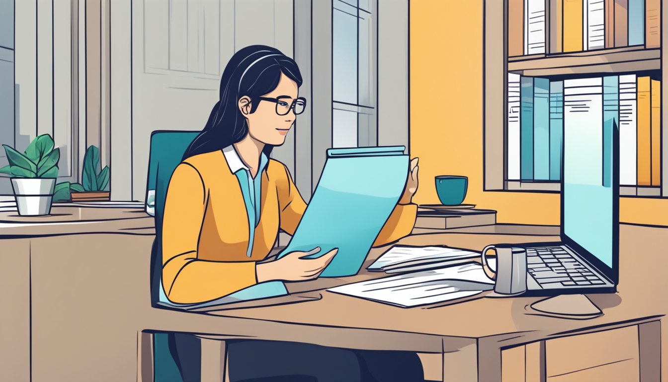 A business owner submits loan application online. Enterprise Singapore reviews and approves SME working capital loan