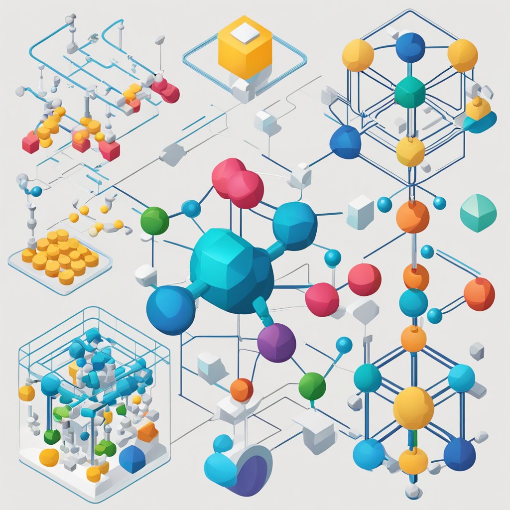 Pramiracetam's chemical structure and mode of action, shown in a scientific diagram