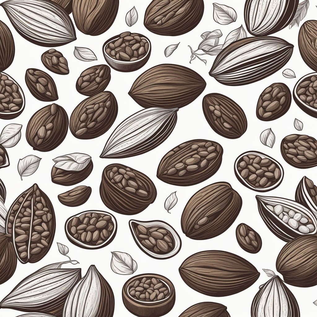 Cacao beans are harvested, fermented, dried, roasted, and ground into cocoa powder