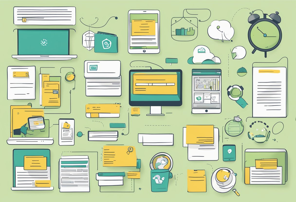 Buttercup's stories being transformed into various content types, such as blogs and social media posts, with strategic adaptation tips