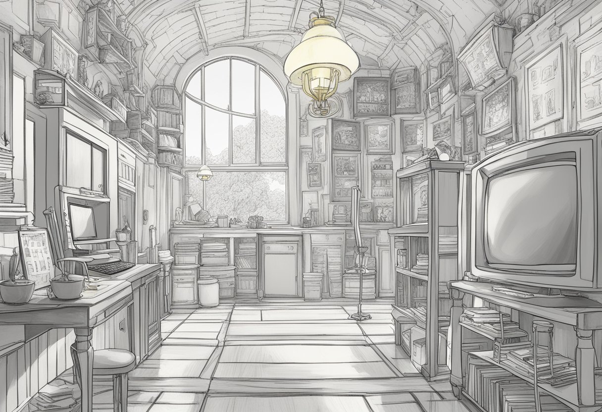 Buttercup's stories transformed into blogs, social media posts, and videos. Ideas flowing onto a digital canvas