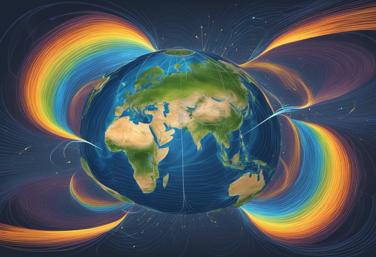 The Earth's magnetic field shifts, causing chaos